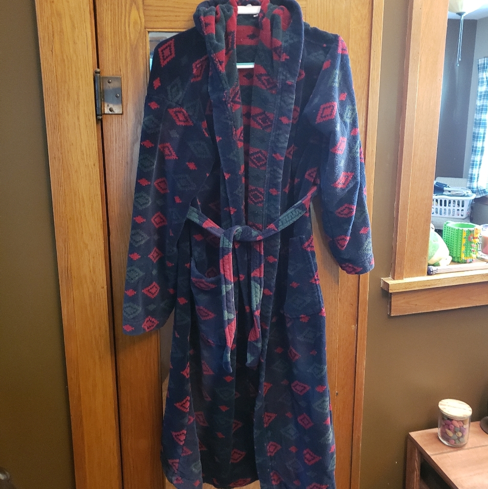 Men's thick, warm, hooded bathrobe from Turkey.